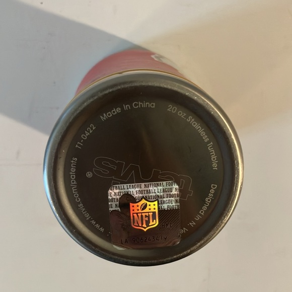 Kansas City Chiefs Tervis 20oz Stainless steel beverage tumbler - Picture 4 of 7
